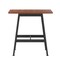 Emma and Oliver Remy 60x30 Dining or Gaming Table with Double Sided Laminate Table Top and Heavy Duty A-Frame Steel Base